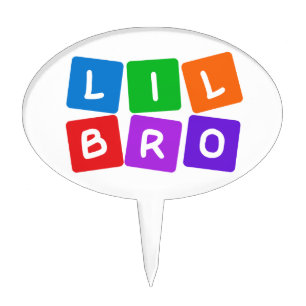Little Bro cake topper
