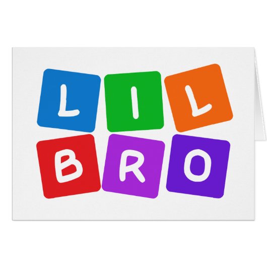 Little Bro custom cards (Front Horizontal)