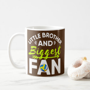 Little Brother And Biggest Fan Sibling Family Coffee Mug
