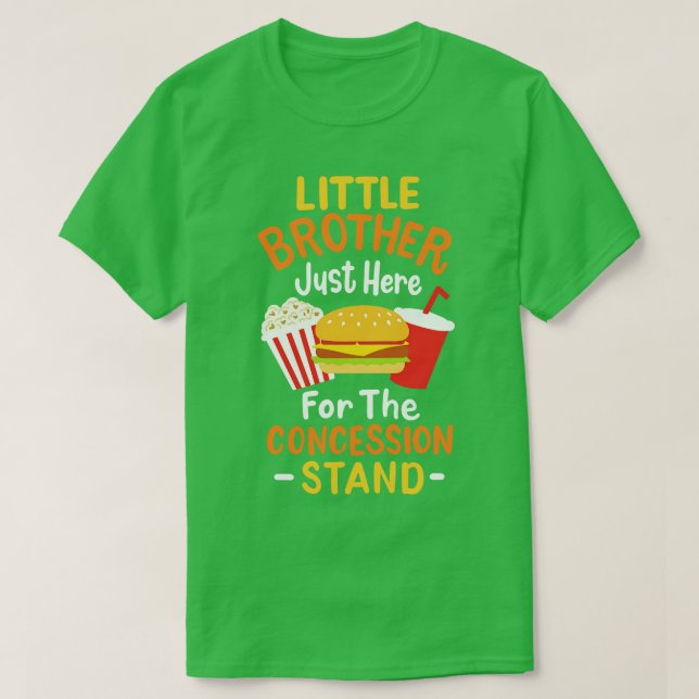 Little Brother Baseball Softball T-Shirt (Design Front)