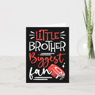 Little Brother Biggest Fan Ice Hockey, Ice Hockey Card