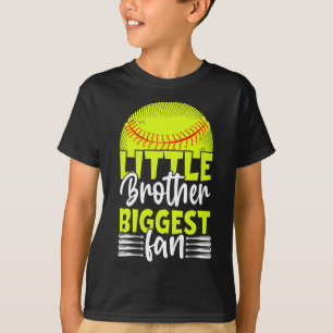 Little Brother Biggest Fan Softll, Softll Boys _1 T-Shirt