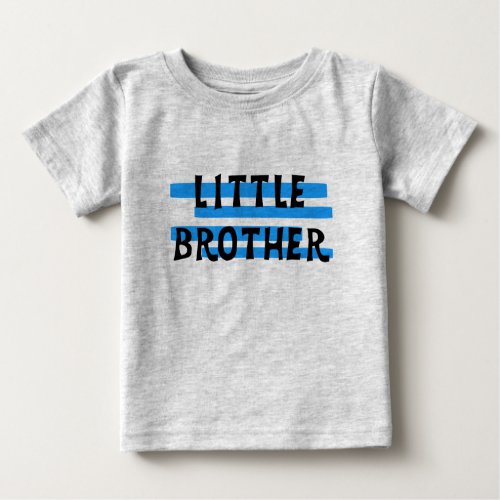 Little Brother Blue Stripes Tshirts and Gifts