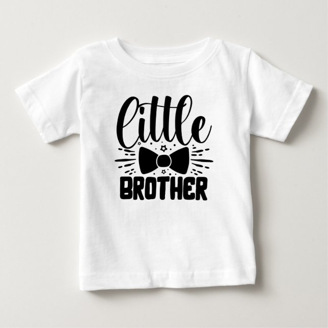 Little Brother, Bowtie Baby  Baby T-Shirt (Front)