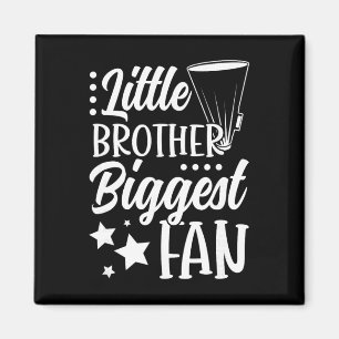 Little Brother Cheer Brother Of A Cheerleader Brot Magnet