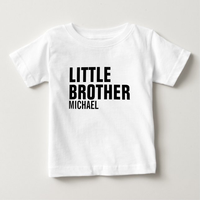 Little Brother Custom Baby T-Shirt (Front)