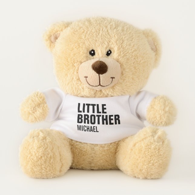 Little Brother Custom Teddy Bear (Front)