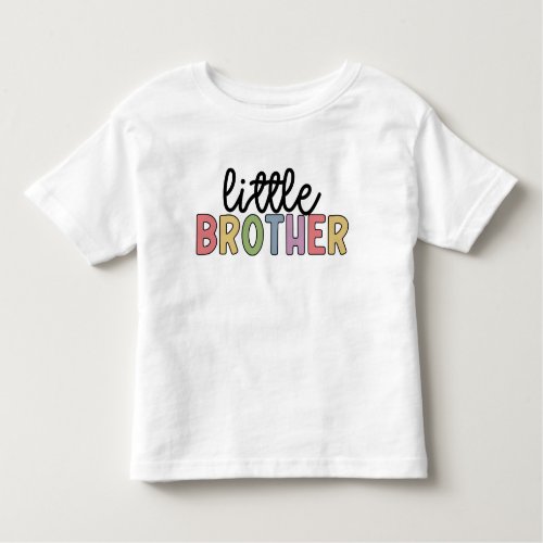 Little Brother Cute Matching Siblings Toddler T_shirt