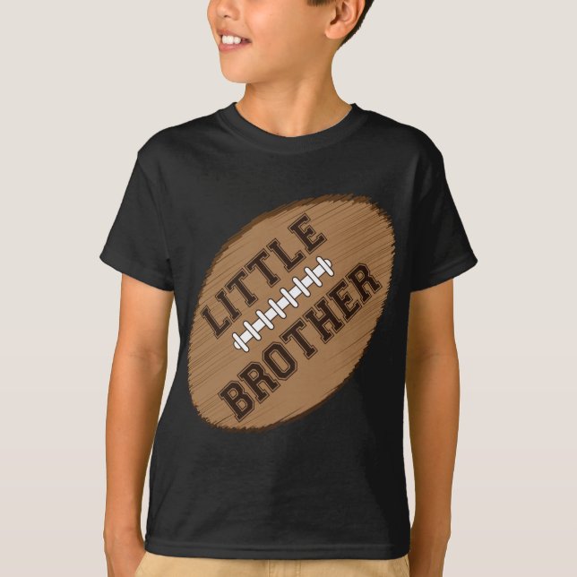 Little Brother Football T-Shirt (Front)