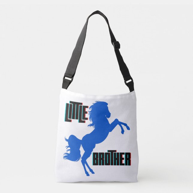 Little Brother Horse Rearing Crossbody Bag (Front)
