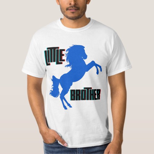 Little Brother Horse Rearing T_Shirt