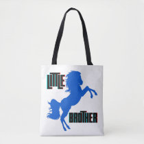 Little Brother Horse Rearing Tote Bag