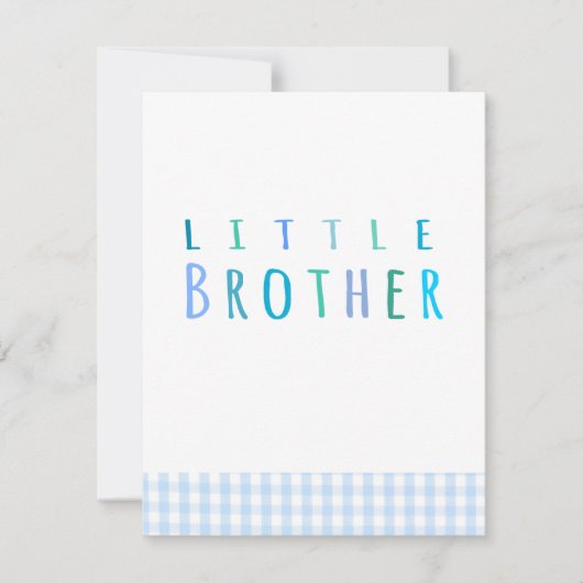 Little Brother in blue (Front)