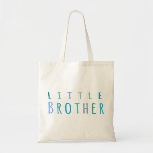 Little Brother in blue Tote Bag