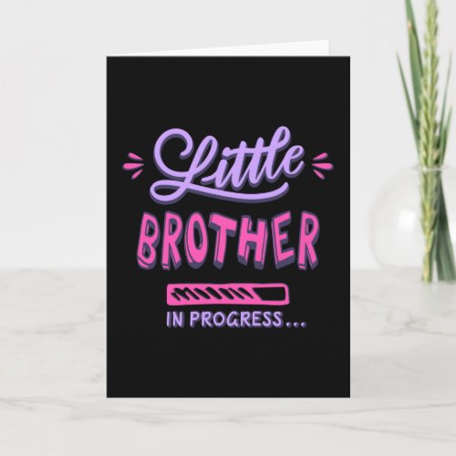 Little brother in progress card