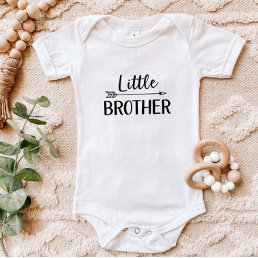 Little Brother | Matching Sibling Family Baby Bodysuit