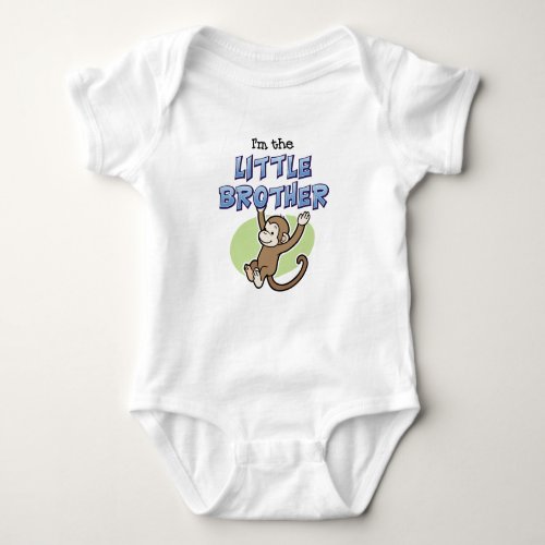 Little Brother _ Monkey Baby Bodysuit