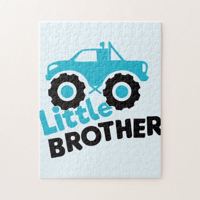 Little Brother Monster Truck Jigsaw Puzzle (Vertical)