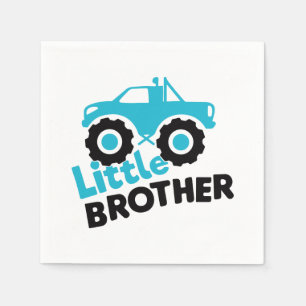 Little Brother Monster Truck Napkins