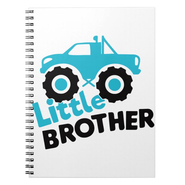 Little Brother Monster Truck Notebook (Front)