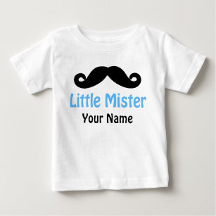 Little Brother Mustache Personalized T-shirt