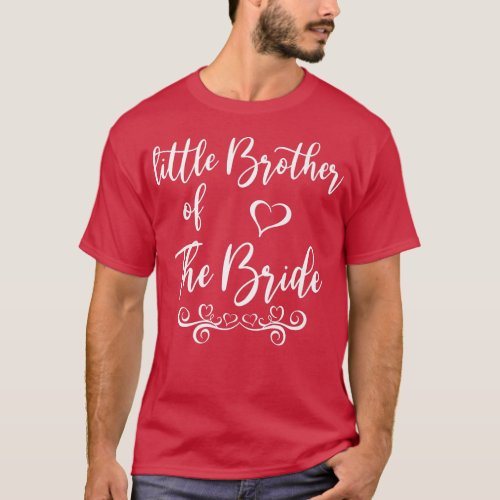 Little Brother of Bride Wedding Matching  T_Shirt