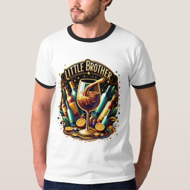 Little Brother Party Time T-Shirt (Front)