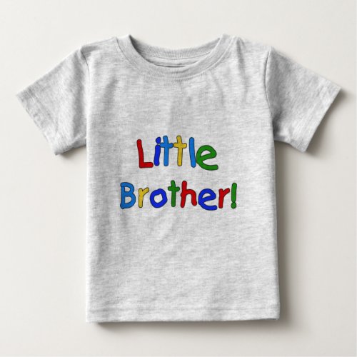 Little Brother Primary Colors Tshirts and Gifts