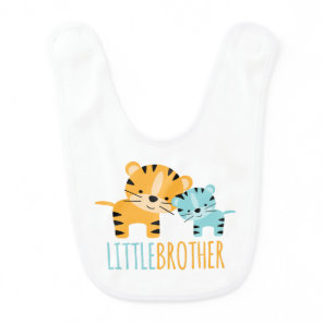 Little Brother Tigers Bib