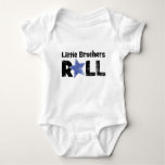 Little Brothers Roll Baby Bodysuit at Zazzle
