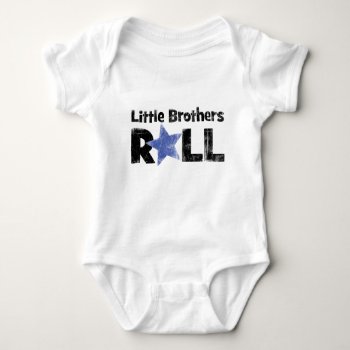 Little Brothers Roll Baby Bodysuit by artladymanor at Zazzle