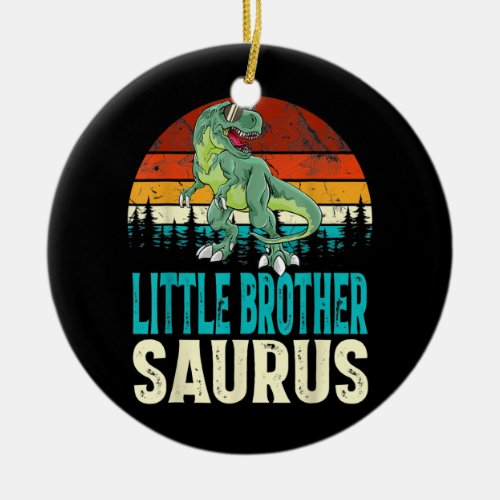 Little Brothersaurus T Rex Dinosaur Little Ceramic Ornament