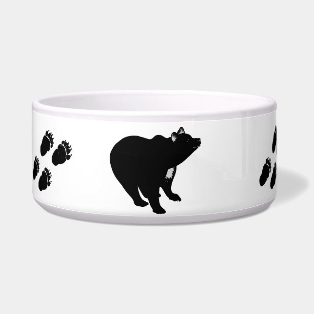 little brown bear Pet Bowl (Left)