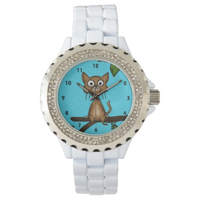 Little Brown Cat Watch (Front)