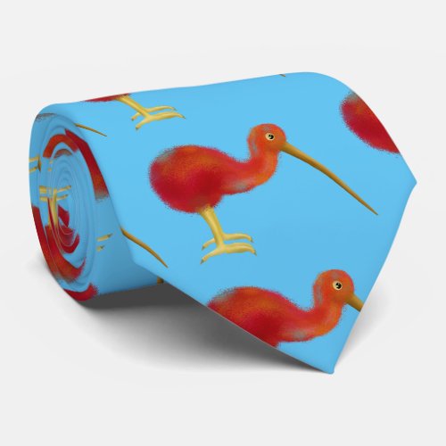 Little brown kiwi neck tie