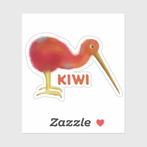 Little brown kiwi sticker