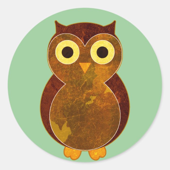 Little Brown Owl Stickers