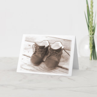 Little Brown Shoes Card