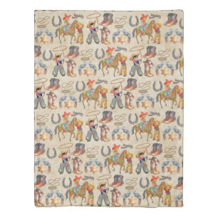 Little Buckaroo Cowboy Cozy Duvet Cover