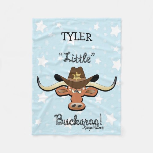 Little Buckaroo Fleece Blanket