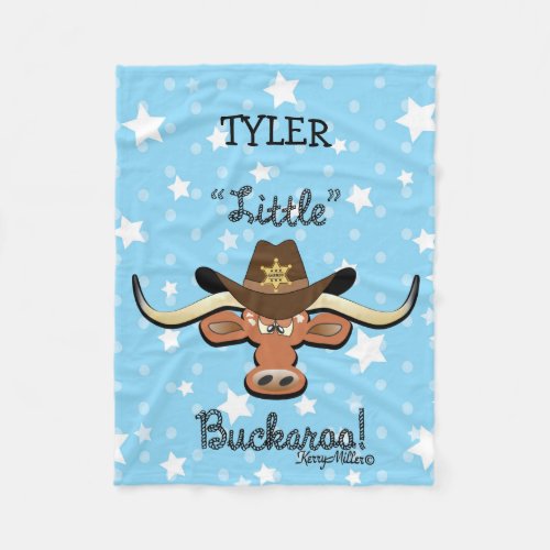 Little Buckaroo Fleece Blanket