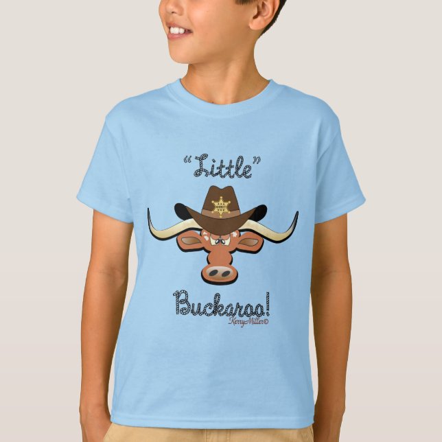 Little Buckaroo, Longhorn Steer T-Shirt (Front)