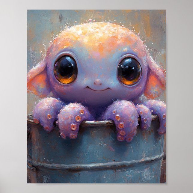 Little Bucket Friend Print & Downloadable (Front)