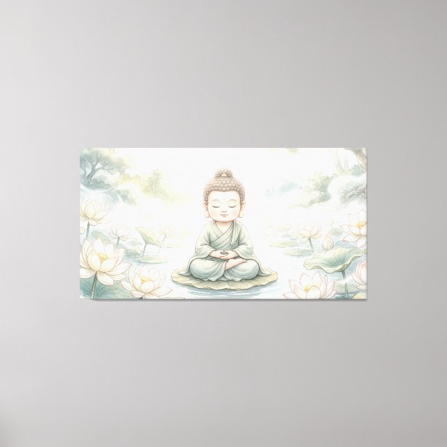 Little Buddha Canvas Print (Front)