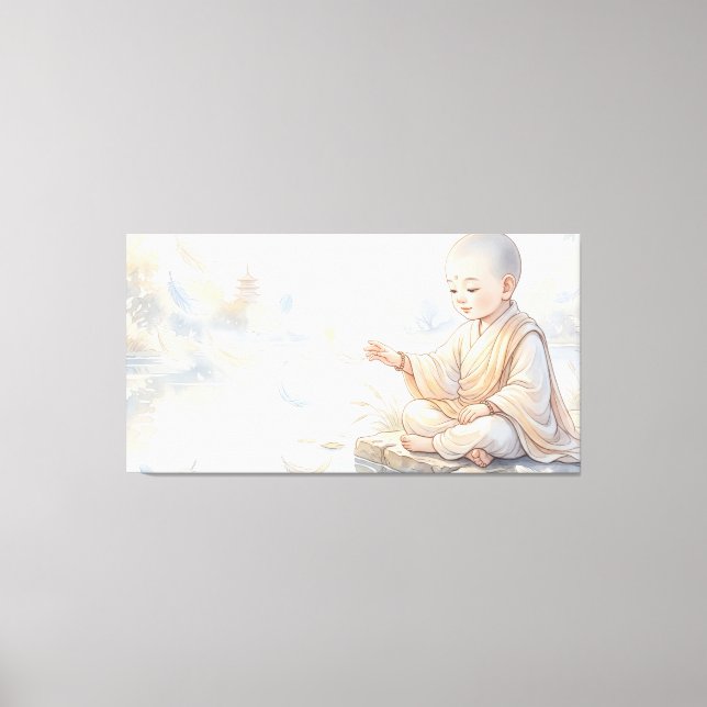 Little Buddha Canvas Print (Front)