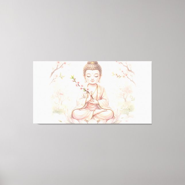 Little Buddha Canvas Print (Front)