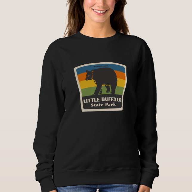 Little Buffalo State Park Pennsylvania Bear PA Sou Sweatshirt (Front)