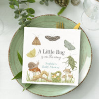 Little Bug Insects Mushroom Boy Baby Shower