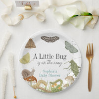 Little Bug Insects Mushroom Boy Baby Shower