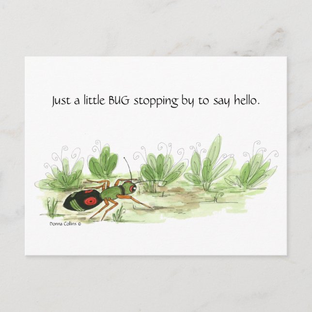 Little bug Postcard (Front)